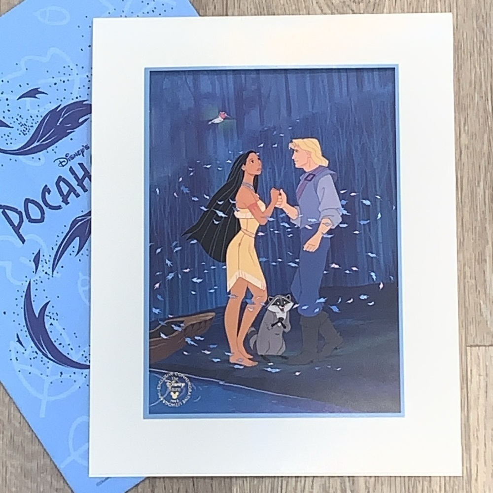 NiP Disney Pocahontas 1995 Exclusive Commemorative Lithograph 11x14 - Picture 1 of 8